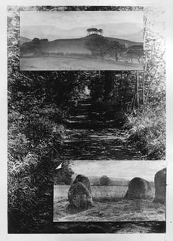 Alfred Watkins Collage of black and white photographs, published as frontispiece of Alfred Watkins, Early British Trackways, 1921
