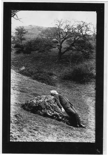 Alfred Watkins Sacrificial Stone, Aligning with Giant’s Cave Above It