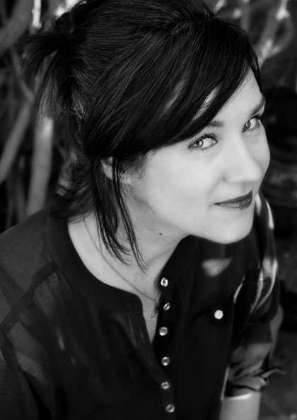 Dr Alicia Foster b/w photographic portrait