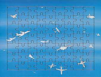 Alighiero Boetti Jigsaw from a series produced in 1994 for Austrian Airlines based on one of Boetti’s works, Cieli ad alta quota (High skies) 1993