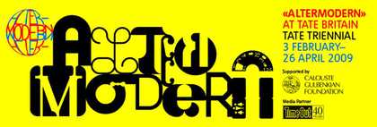 Altermodern exhibition banner