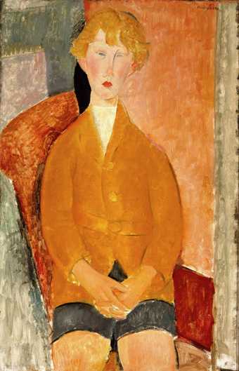 Amedeo Modigliani Boy in Short Pants c.1918 Dallas Museum of Art