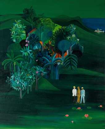 Bhupen Khakhar American Survey Officer 1969 Kiran Nadar Museum of Art