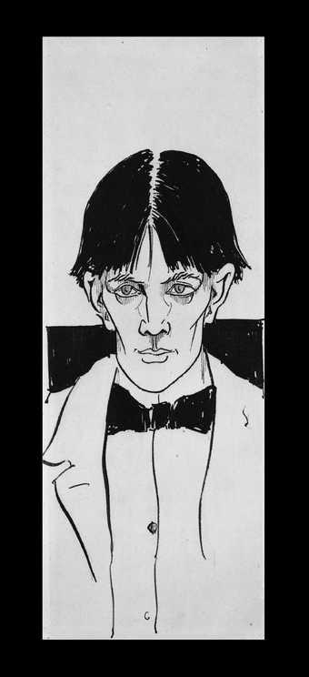 Aubrey Beardsley's illustrated self-portrait