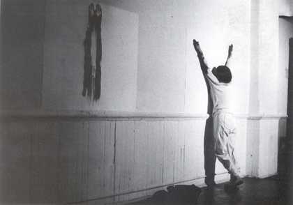 Ana Mendieta Body Tracks (Rastros Corporales) 1982