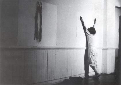 Ana Mendieta Body Tracks (Rastros Corporales) 1982