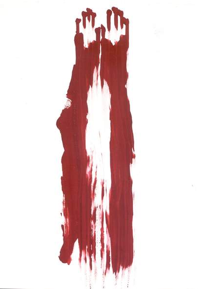 Ana Mendieta Body Tracks (Rastros Corporales) 1982 03
