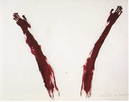 Ana Mendieta Body Tracks (Rastros Corporales) 1982 04