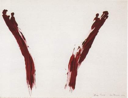 Ana Mendieta Body Tracks (Rastros Corporales) 1982 05