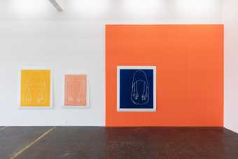 Installation View of Andrea Büttner: Gesamtzusammenhang, Kunst Halle Sankt Gallen, Switzerland, 2017 Photo: Kunst Halle Sankt Gallen, Gunnar Meier