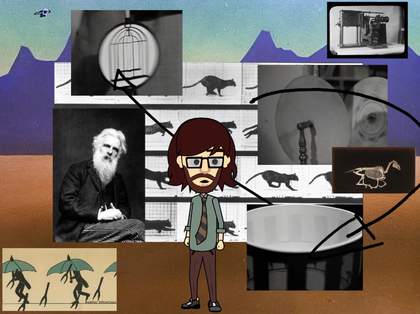 Laws of Motion in Cartoon Landscape, film still, 2011-2016