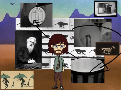 Laws of Motion in Cartoon Landscape, film still, 2011-2016
