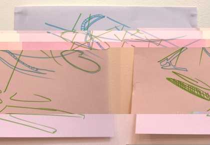 Example of an image glitched © Tate