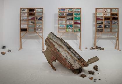 Anna Boghiguian at Tate St Ives, 2019 - photo © Tate / Andrew Dunkley_083