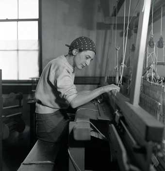 Anni Albers Card Weaving at Black Mountain College Black Mountain College Photograph Collection, State Archives of North Carolina, Western Regional Archives, Asheville, N.C.