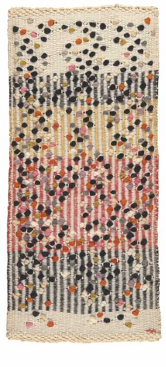 Anni Albers, Dotted, 1959, wool, 60.3 x 27.9 cm - Museum of Fine Arts Boston