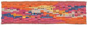 Anni Albers, South of the Border, 1958, cotton and wool, 10.5 x 38.7 cm - Baltimore Museum of Art