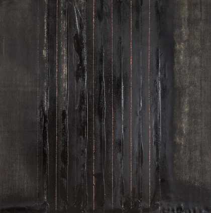 close up of a tar painting