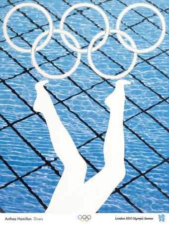 Anthea Hamilton Divers London Olympic 2012 poster