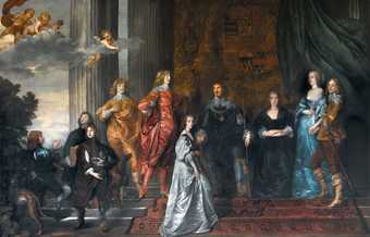 Anthony van Dyck Philip Herbert fourth Earl of Pembroke with his Family circa 1635