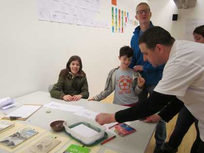 The Windows Project leading poetry workshops in Tate Exchange in December 2017