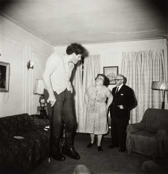 Diane Arbus, A Jewish Giant at Home with his Parents in the Bronx, N.Y. 1970