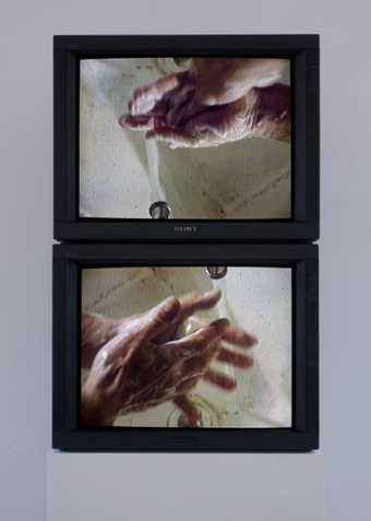 Bruce Nauman, Raw Material Washing Hands, Normal (A of A/B) Raw Material Washing Hands, Normal (B of A/B) 1996. Tate / National Galleries of Scotland. © ARS, NY and DACS, London 2017