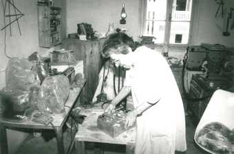 Archive image of Choucair in her studio