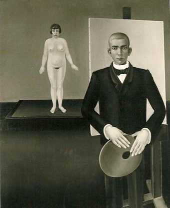 Anton Räderscheidt Painter and Model 1926 (missing or destroyed)