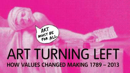 Art Turning Left web banner for Tate Liverpool exhibition