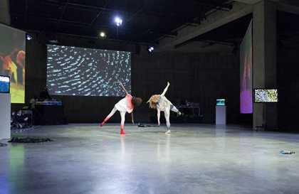 Cecilia Bengolea and François Chaignaud performance as part of Charles Atlas and Collaborators, BMW Tate Live, The Tanks