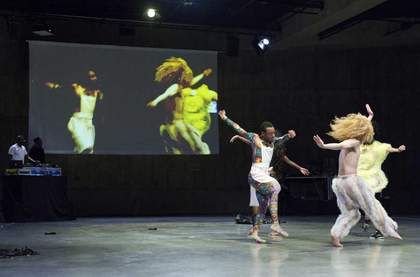 Cecilia Bengolea and François Chaignaud performance , BMW Tate Live, The Tanks