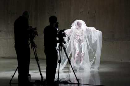 Johanna Constantine performance as part of Charles Atlas and Collaborators, BMW Tate Live, The Tanks