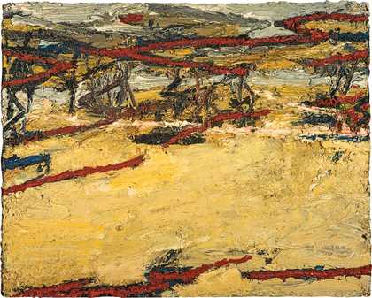 Frank Auerbach Primrose Hill, Spring Sunshine 1961–2/64