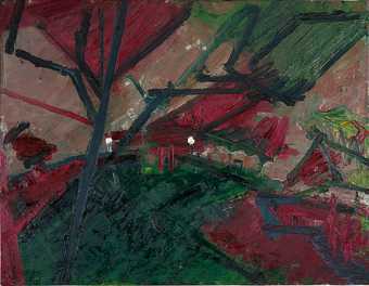 Frank Auerbach Winter Evening, Primrose Hill Study 1974–5