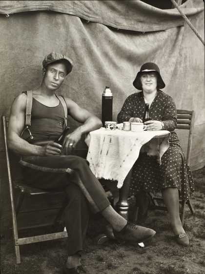 August Sander, Circus Workers 1926-32, printed 1990
