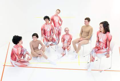 Alexandra Bachzetsis, From A to B via C 2014, question and answer session following the performance