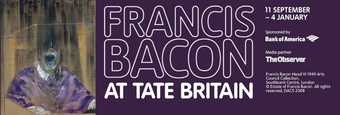 Exhibition Banner for Francis Bacon at Tate Britain