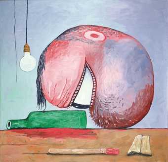 Philip Guston Bottle and Head 1975