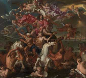 Antonio Verrio The Sea Triumph of Charles II c1674