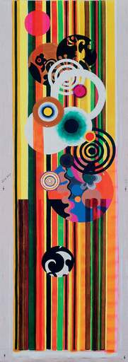 Beatriz Milhazes O Caipira 2004 Acrylic on canvas