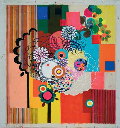 Beatriz Milhazes Panamerican 2004 Acrylic on canvas