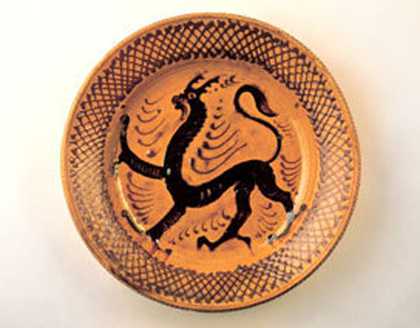 Bernard Leach Slipware Charger 1929
