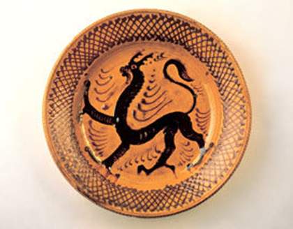 Bernard Leach Slipware Charger 1929