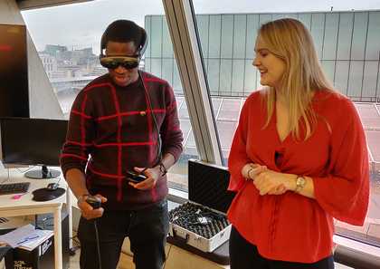 COMMON Theatre, The Diversity School Initiative and Happy Finish exploring spatial computing at the DMC Beta Society event 2019