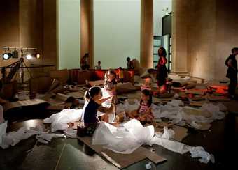 big and small 07; children in Tate Britain event