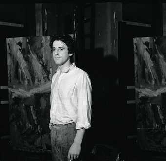 Gérard Fromanger in his studio, Paris, in 1961–2