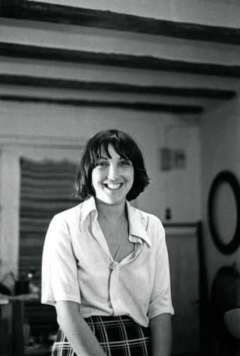 Ángela García in her studio in 1979