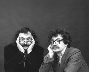 Photographic portrait of Vitaly Komar and Alexander Melamid, 1984