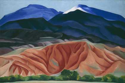 Georgia O’Keeffe, Black Mesa Landscape, New Mexico / Out Back of Marie’s II 1930